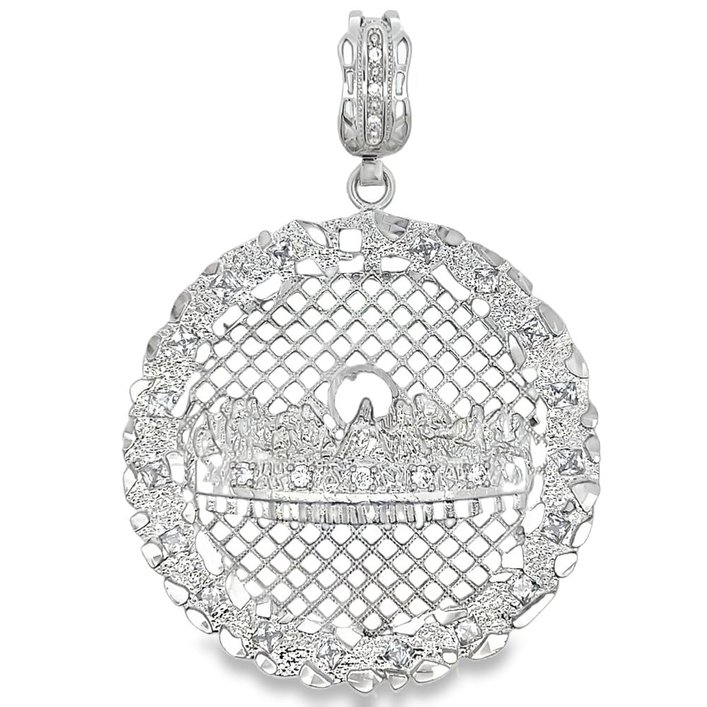 The Last Supper Nugget CZ Iced Out Pendant HipHopBling