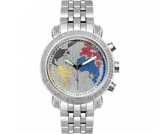 World is Mine 316L Steel 1.75ct Diamond Joe Rodeo Watch