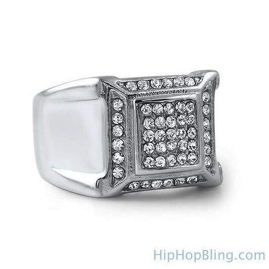 Swag Bling Bling Stainless Steel Ring