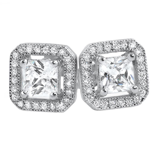 Princess Ice Island CZ Bling Bling Earrings