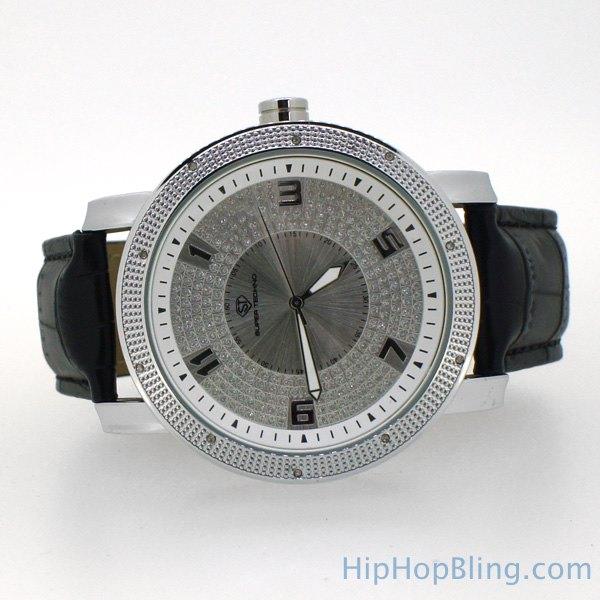 Icey Real Diamond Hip Hop Watch Super Techno