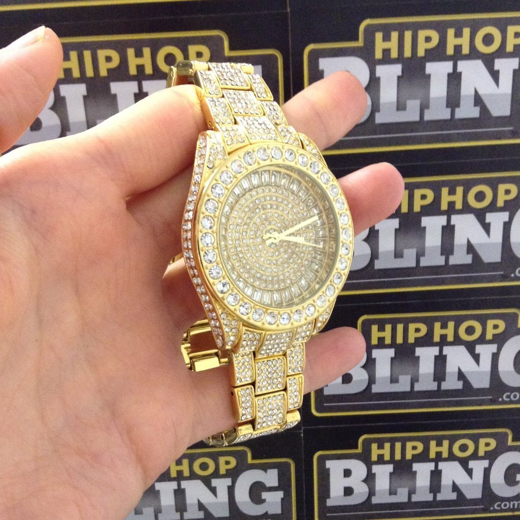 Bling Bling 41MM Gold Fully Custom Watch