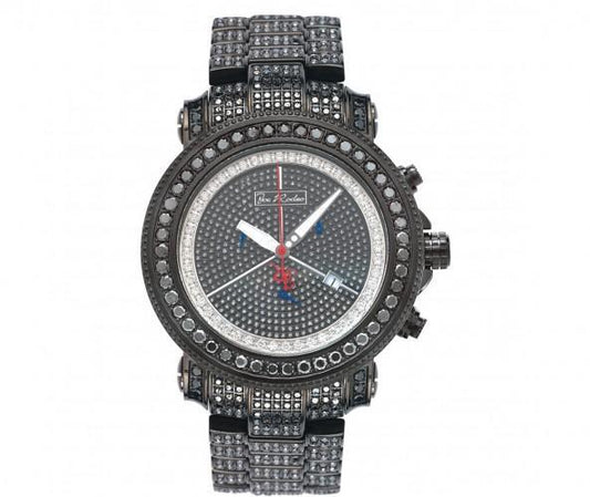 27.00ct Black Diamond Joe Rodeo Watch BLING BLING