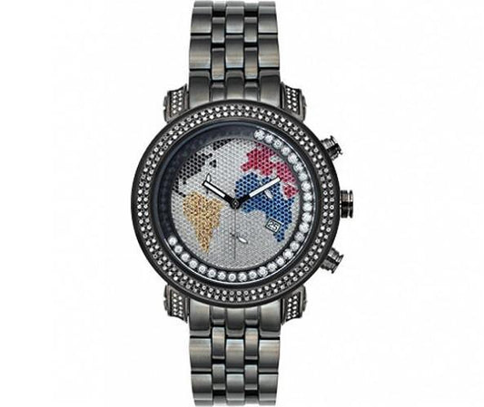 Black World is Mine Joe Rodeo Diamond Watch 1.90ct