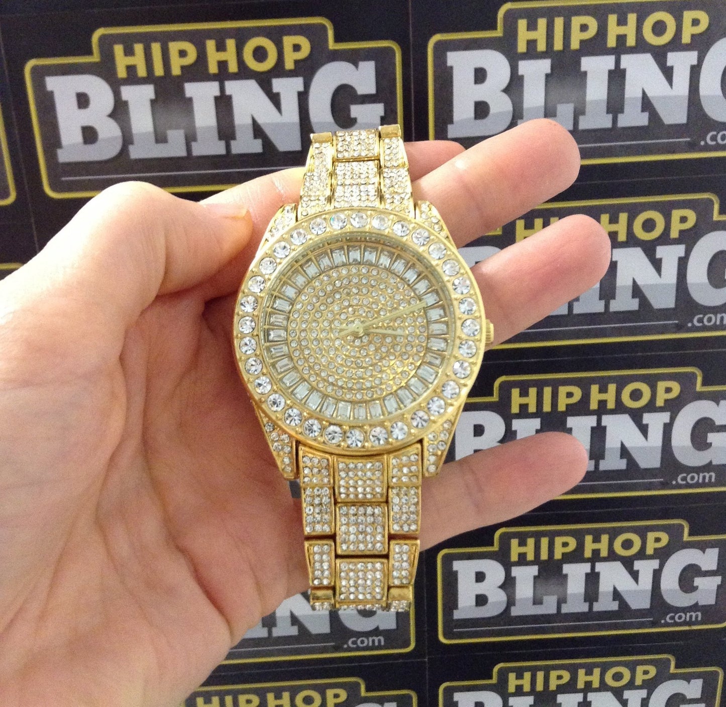 Bling Bling 41MM Gold Fully Custom Watch