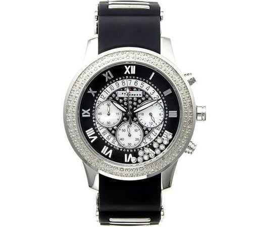 JoJino Diamond Watch .25cttw Sport Black Band