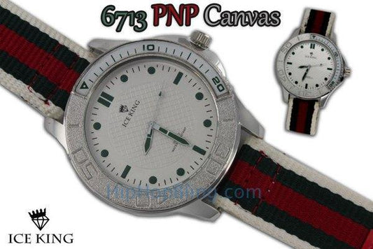 Italy Colors Canvas Fashion Watch White