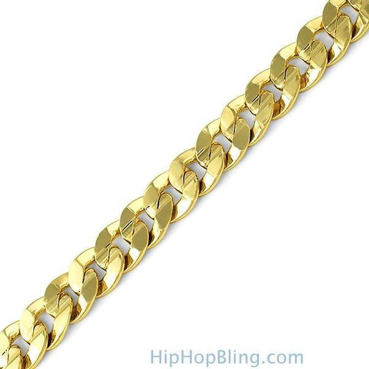 Cuban Bracelet Gold Plated 10MM