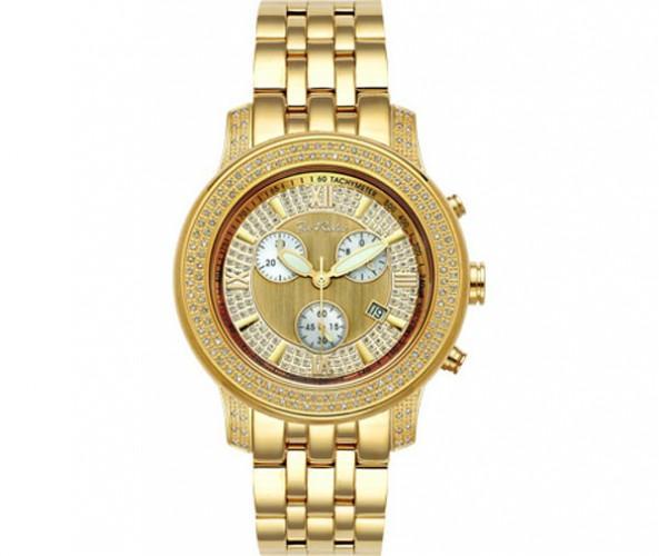 Joe Rodeo Diamond Watch 1.50ct 2000 Series Gold Micron