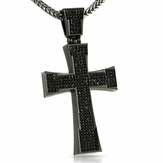 Black Jagged Ice Cross