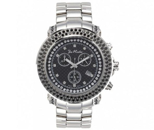 4.75ct Black Diamond 316L Steel Joe Rodeo Watch