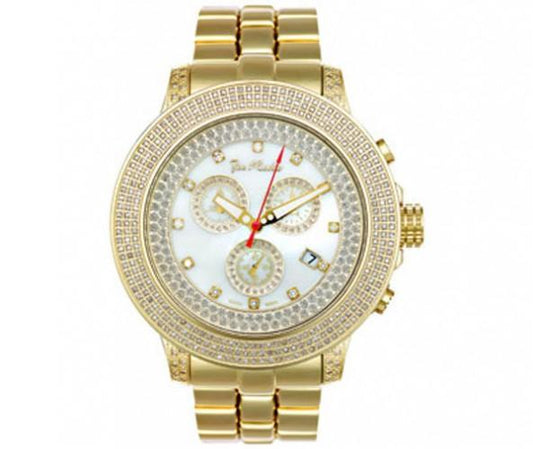 Golden 3.15ct Diamond Pilot Joe Rodeo Watch