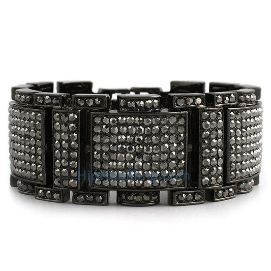 Extreme Shine Black Bling Bling Bracelet