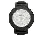 Big Face Black Super Techno Diamond Watch .10ct