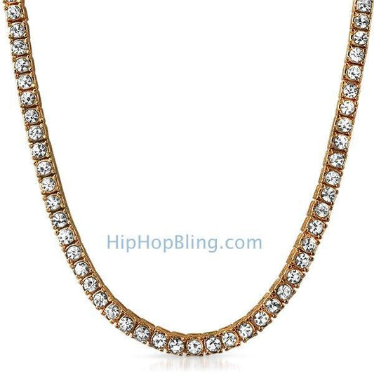 Rose 1 Row Bling Bling Chain