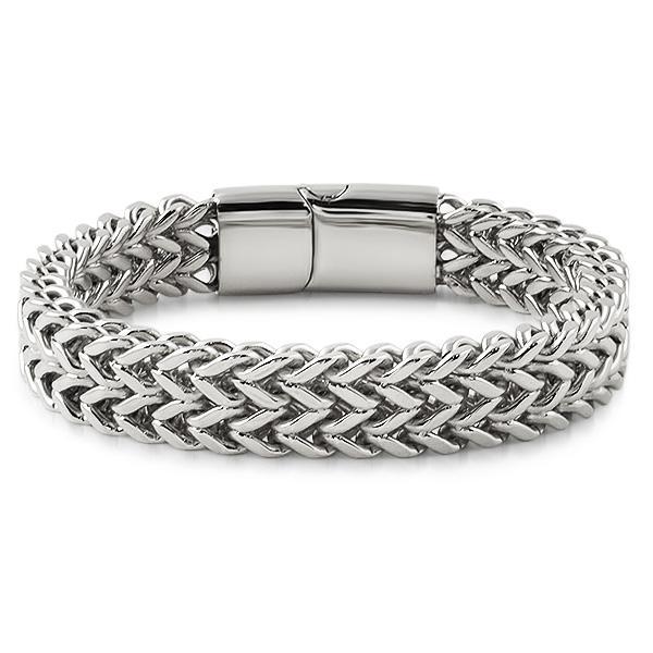 Double Franco Stainless Steel Bracelet