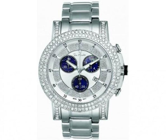 Joe Rodeo Trooper 6.00ct Diamond Watch Pearl Chronos