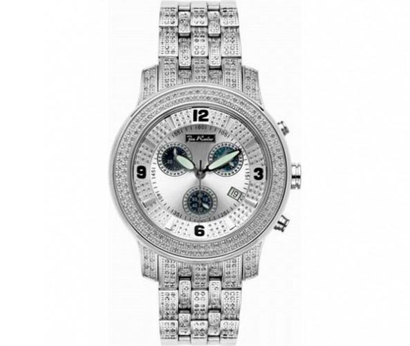 Joe Rodeo 3.50ct Diamond Band Watch Chrono 2000 Series