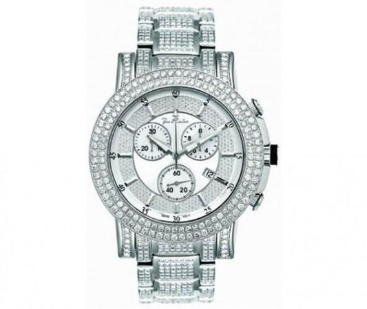 14.50ct Joe Rodeo Watch Full Diamond Bezel Lugs & Band