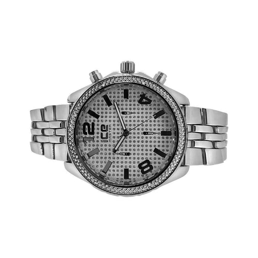 Silver Sport Jubilee Hip Hop Watch