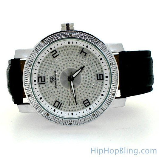 Genuine Diamond Watch Super Techno Bling Bling