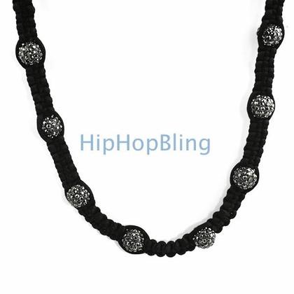 Hematite 23 Ball Bling Bling Chain