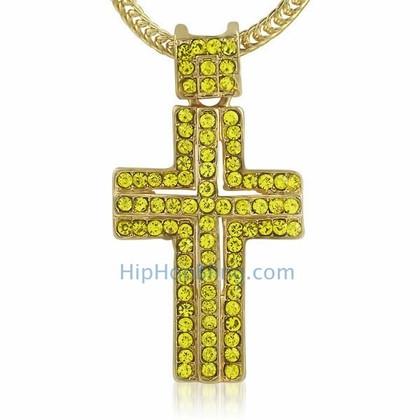 Lemonade Bling Cross & Chain Small