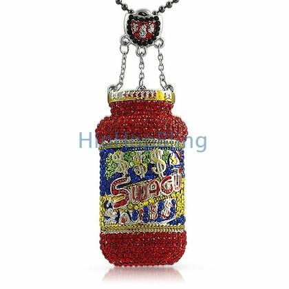 Swagu Custom Bottle Hip Hop Bling Pendant