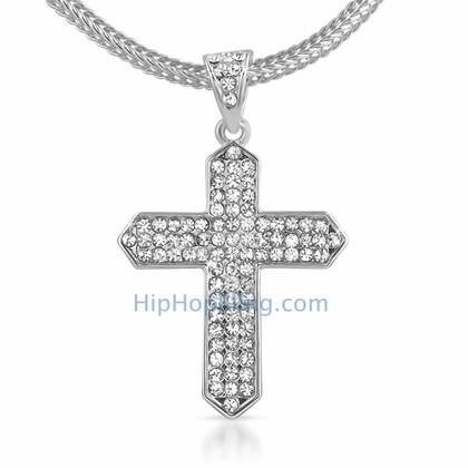 Taper Bling Bling Cross & Chain Small